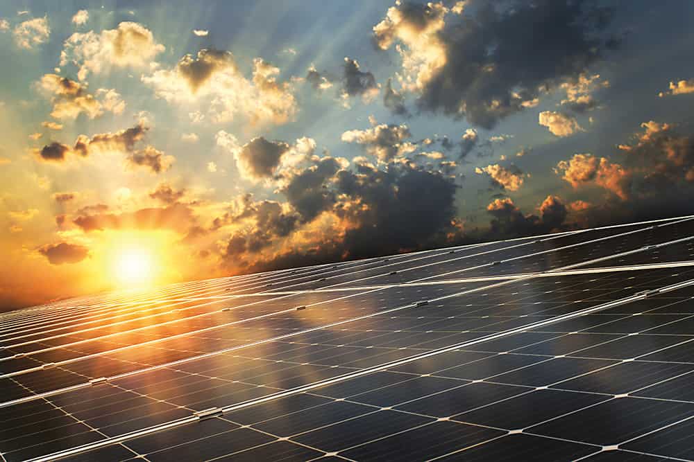 Solar Panel zum Energie sparen
