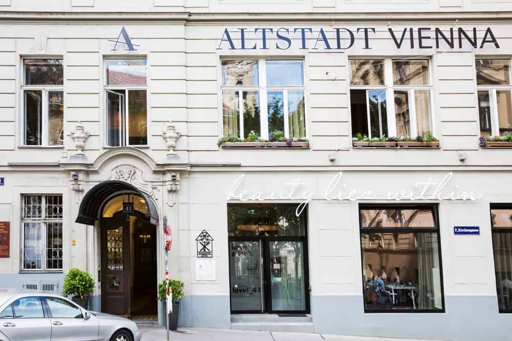 Hotel Altstadt Vienna, Frontansicht
