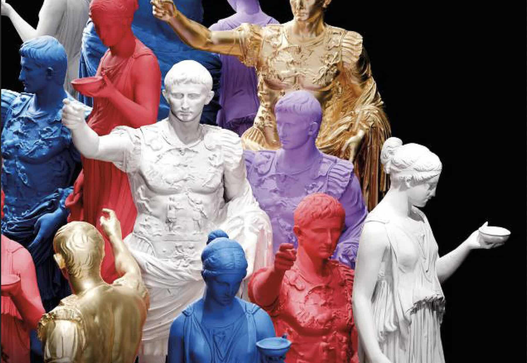 Plakatmotiv von Römeraustellung im Lokschuppen