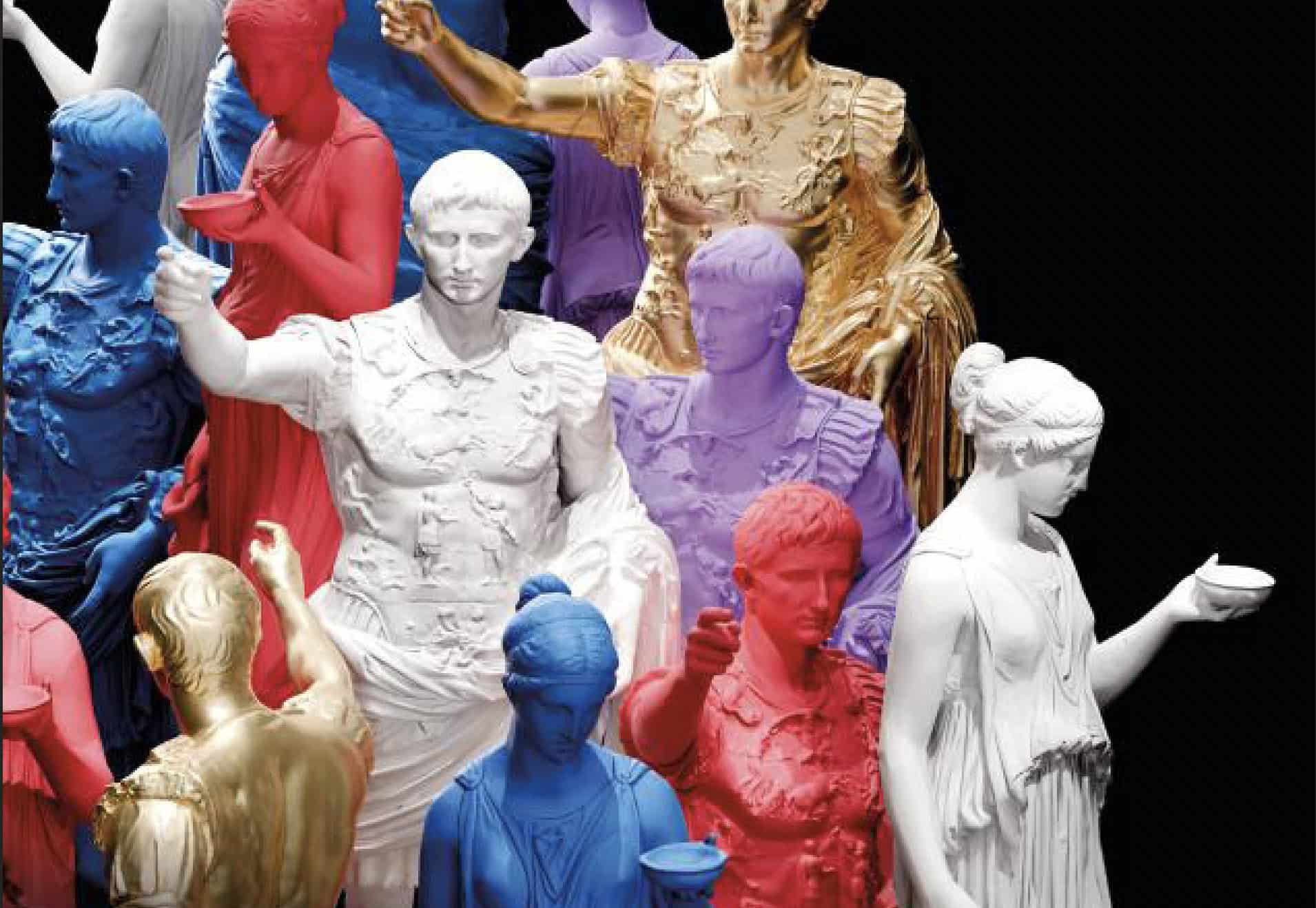 Plakatmotiv von Römeraustellung im Lokschuppen