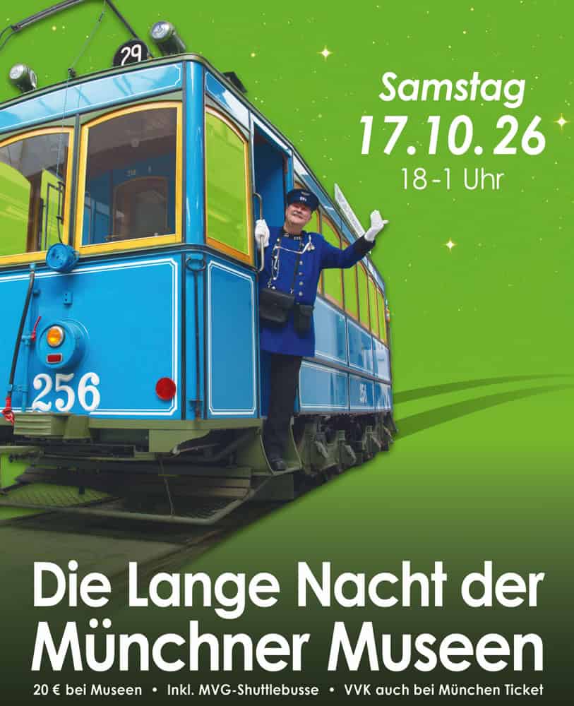 Plakat von der Langen Museums Nacht